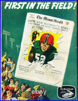 1953 Alabama vs Syracuse Orange Bowl Football Program bx121