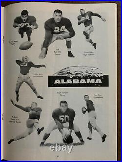1954 Cotton Bowl Alabama vs Rice Football Program/ famousDICKIE MOEGLET. D. Run