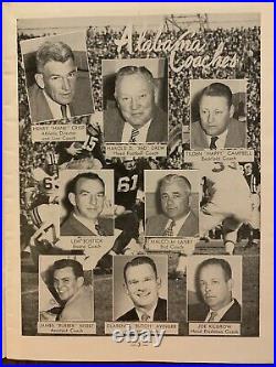 1954 Iron bowl Alabama vs Auburn football program Bart Starr vs Joe Childress