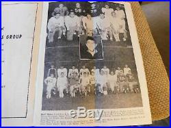 1954 Western Carolina High School N. C. Optimist Bowl Jersey, Program, Ribbon