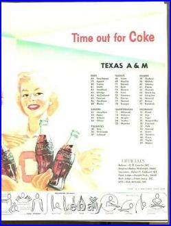 1957 Gator Bowl Program Texas A&M v Tennessee Bear Bryant Junction Boy Ex+ 68478