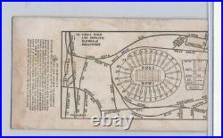 1957 Rose Bowl Pennant, Program, Ticket Stub Iowa Hawkeyes Oregon State Beavers