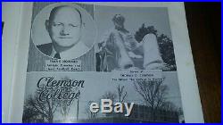 1959 SUGAR BOWL PROGRAM 1958 LSU National Champions CLEMSON Tigers SIGNED Rare