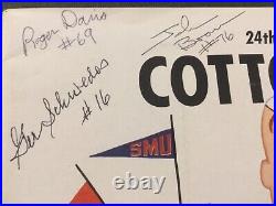 1960 Cotton Bowl Program/ernie Davis-mvp, Signed By Syracuse Orangemen Players