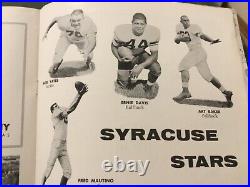 1960 Cotton Bowl Program/ernie Davis-mvp, Signed By Syracuse Orangemen Players
