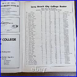 1960 Jr. Rose Bowl Game Football Program & 2 Tickets Long Beach Vs Tyler Junior