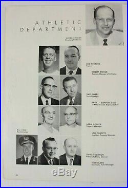1960 Rose Bowl Signed Program UW Huskies vs UW Badgers NCAA Football Vintage