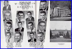 1960 Rose Bowl football program Wisconsin Badgers v Washington Huskies GOOD
