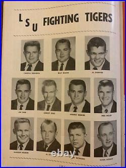 1960 Sugar Bowl L. S. U. Vs Ole MISS football program/BILLY CANNON-HEISMAN+ TICKET