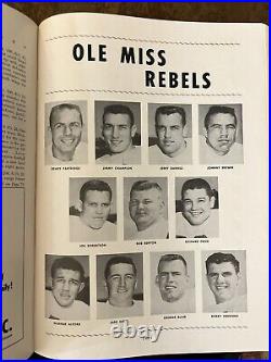 1960 Sugar Bowl Ole Miss vs LSU football program/BILLY CANNON Wins HEISMAN-MINT