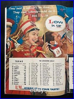 1960 Syracuse Texas Cotton Bowl College Football Game Program Ernie Davis