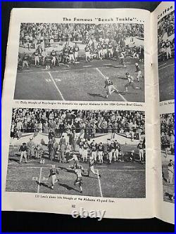 1960 Syracuse Texas Cotton Bowl College Football Game Program Ernie Davis