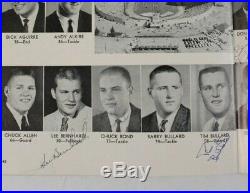 1961 Rose Bowl Washington Minnesota Football Program Signed Huskies Gophers