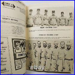 1961 Third Annual Liberty Bowl Football Game Program Syracuse vs Miami
