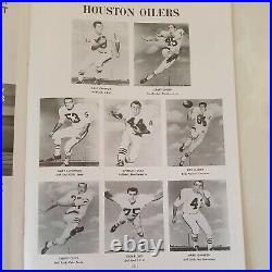 1962 NFL DALLAS TEXANS @ HOUSTON OILERS FOOTBALL COTTON BOWL PROGRAM KC Chiefs