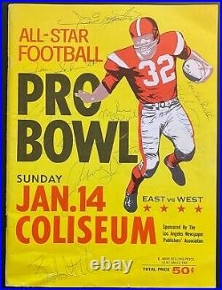 1962 NFL Pro Bowl Program-Autographed Cover Unitas Van Brocklin Ditka McElhenny