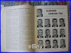 1962 SUGAR BOWL PROGRAM ALABAMA ARKANSAS College Football CRIMSON TIDE 1961 AD