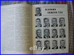 1962 SUGAR BOWL PROGRAM ALABAMA ARKANSAS College Football CRIMSON TIDE 1961 AD