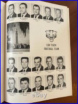 1963 Cotton Bowl Program Texas v LSU Tigers Lynn Amedee MVP
