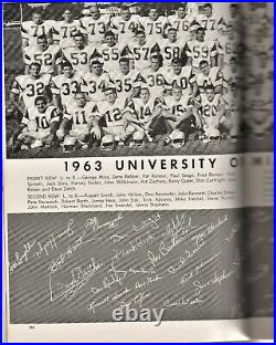 1963 Ncaa Football Program Miami Hurricanes Pitt Panthers Coughlin Mira Banasak