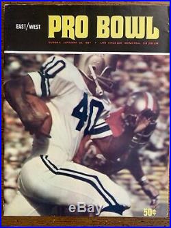 1964 1965 1966 1967 1968 NFL Pro Bowl All Star Football Programs Newspaper Score
