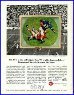 1964 Rose Bowl football program Illinois v Washington Huskies Dick Butkus FAIR