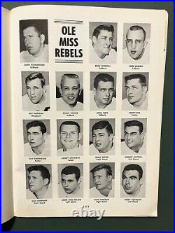 1964 Sugar Bowl Alabama vs Ole Miss football program BEAR BRYANT