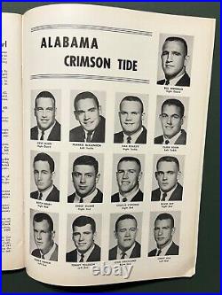 1964 Sugar Bowl Alabama vs Ole Miss football program BEAR BRYANT