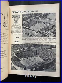 1965 LSU SYRACUSE SUGAR BOWL COLLEGE FOOTBALL GAME PROGRAM Floyd Little