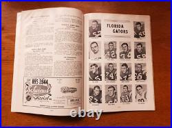 1966 Sugar Bowl Program Missouri Tigers v Florida Gators Steve Spurrier QB