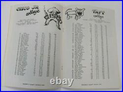 1966 Wool Bowl Program Inaugural Game Taft v Cisco 12/10 Roswell NM Ex/MT 68844