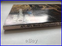 1967 AFL-NFL Championship Super Bowl I Program Green Bay Packers vs. Chiefs SB 1