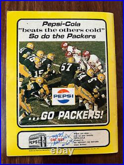 1967 Green Bay Packers Yearbook Super Bowl II Champs 37 signatures Hornung
