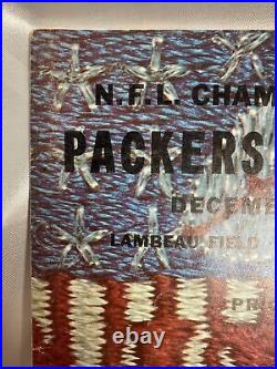 1967 NFL Championship Ice Bowl Program Green Bay Packers vs Cowboys Very Good 28