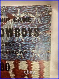 1967 NFL Championship Ice Bowl Program Green Bay Packers vs Cowboys Very Good 28