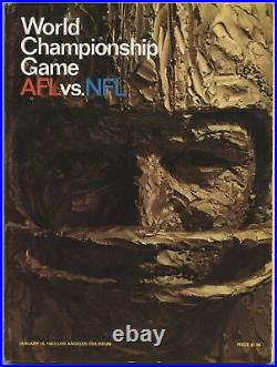 1967 Super Bowl I Official Program GB Packers vs KC Chiefs AFL NFL SB 1 CG1
