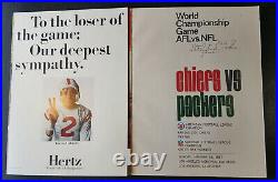 1967 Super Bowl I Packers ticket stubs (2), Program, 2 Ice Bowl ticket stubs