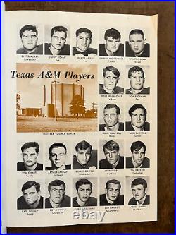 1968 Cotton Bowl Texas A&M v Alabama Football Program Ken Stabler vs Edd Hargett