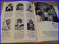 1968 NFL East vs West Program/TicketPRO BOWL LA ColiseumGayle Sayers/Butkus