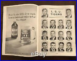 1968 SUGAR BOWL LSU 20 vs Unbeaten WYOMING 13, Ticket Stub & Program! Stokely