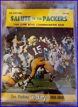 1968 Salute To The Green Bay Packers Super Bowl Commemorative Issue With Extras