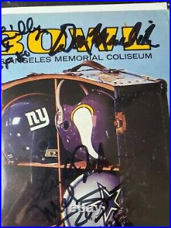1969 Cowboys Program Magazine Pro Bowl Bob Lilly Don Meredith JSA