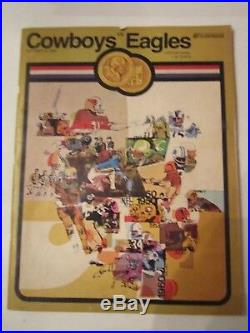 1969 Dallas Cowboys Vs Eagles NFL Football Game Program Cotton Bowl Tub R5