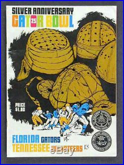 1969 Gator Bowl RARE Florida Tennessee Football Program Gators Volunteers