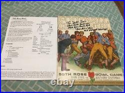 1969 ROSE BOWL PROGRAM withTICKET, BUCKEYES TROJANS-OJ SIMPSON SIGNED BY REX KERN