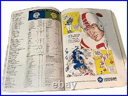 1969 Super Bowl 3 Program NY Jets/ Baltimore Colts/NFL