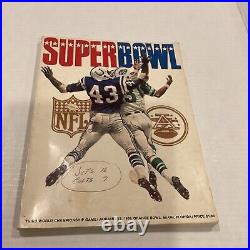 1969 Super Bowl III Game Program/ NY Jets 1ST AFL Championship