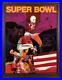 1970 Chiefs vs Vikings Framed 36 x 48 Canvas Super Bowl IV Program