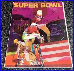 1970 SUPER BOWL IV game program-vintage original-Chiefs/Vikings Final AFL game