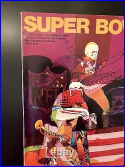 1970 Super Bowl IV Football Program Kansas City Chiefs vs Vikings